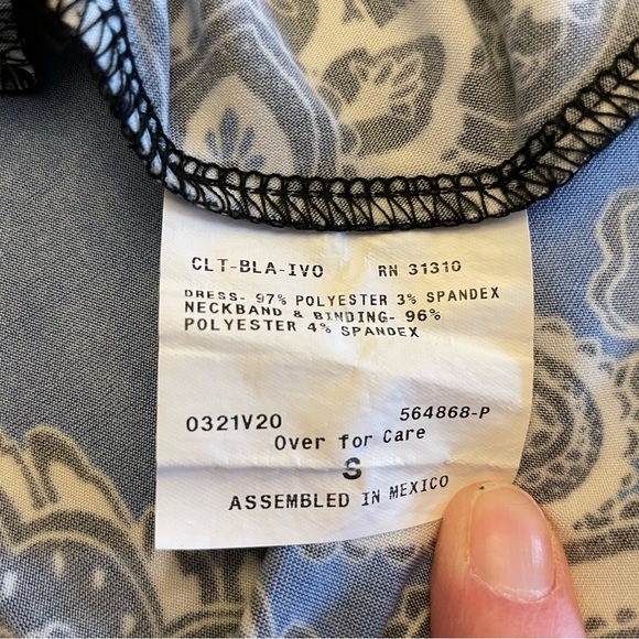 AB Studio Boho Swing Dress.  Size S - Picture 7 of 7